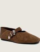 Tommy Jeans Balerini Mary Jane | piele întoarsă