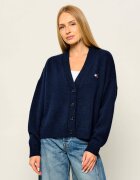 Tommy Jeans Cardigan | Relaxed fit cu adaos de lână