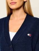 Tommy Jeans Cardigan | Relaxed fit cu adaos de lână
