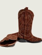 Tommy Jeans Cizme cowboy ARCHIVE | piele întoarsă