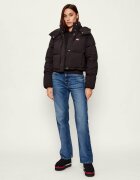 Tommy Jeans Geacă de puf ALASKA GRID | Cropped Fit