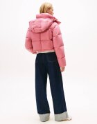 Tommy Jeans Geacă de puf ALASKA GRID | Cropped Fit