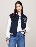 Tommy Jeans Geacă | Regular Fit cu adaos de lână