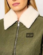 Tommy Jeans Geacă | Relaxed fit | shearling