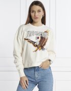 Tommy Jeans Hanorac VINTAGE EAGLE CREW | Relaxed fit