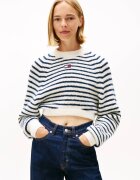 Tommy Jeans Pulover | Cropped Fit cu adaos de lână