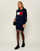 Tommy Jeans Rochie cu adaos de lână