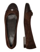 Tory Burch Balerini Cap-Toe | piele întoarsă