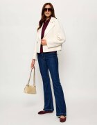 Tory Burch Balerini Romy Mary Jane | piele întoarsă