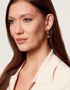 Tory Burch Cercei Forget Me Not Hoop Earrings