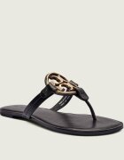 Tory Burch De piele flip flops METAL MILLER