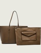 Tory Burch De piele geantă shopper + borsetă Perry