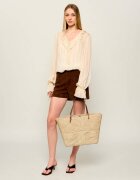 Tory Burch Geantă shopper + borsetă Ella | x Doum cu adaos de piele