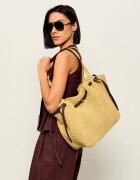 Tory Burch Geantă shopper Romy cu adaos de piele