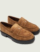 Tory Burch Pantofi loafer Classic Lug | piele întoarsă