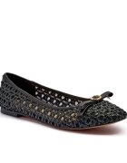 Twinset Balerini cu adaos de piele