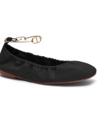 Twinset Balerini cu adaos de piele