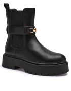 Twinset Botine cu adaos de piele
