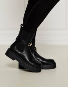 Twinset Botine cu adaos de piele