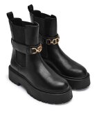 Twinset Botine cu adaos de piele