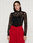 Twinset De dantelă bluză | Cropped Fit