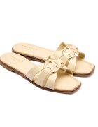 Twinset De piele șlapi