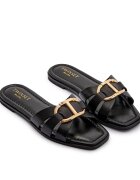 Twinset De piele șlapi