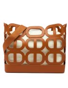 Twinset Geantă shopper + borsetă Lila