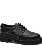 Twinset Pantofi derby cu adaos de piele