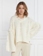 Twinset Pulover | Oversize fit cu adaos de lână