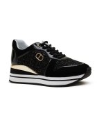 Twinset Sneakers cu adaos de piele