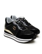 Twinset Sneakers cu adaos de piele