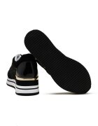 Twinset Sneakers cu adaos de piele