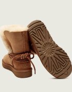 UGG Bocanci Classic Bailey Tie | piele întoarsă