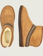 UGG Bocanci Classic Mini Crescent | piele întoarsă | lână