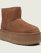 UGG Bocanci Classic Mini Platform | lână | piele întoarsă