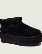 UGG Bocanci W CLASSIC ULTRA MINI | lână | piele întoarsă