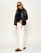 UGG De piele căptușite pantofi loafer W Ellis cu adaos de lână