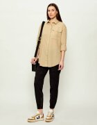 Veja Sneakers V-10 cu adaos de piele