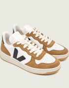 Veja Sneakers V-10 cu adaos de piele