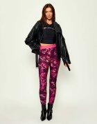 Versace Jeans Couture Colanți BAROCCO PORCELAIN | Skinny fit