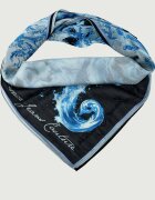 Versace Jeans Couture De lână eșarfă cu adaos de mătase
