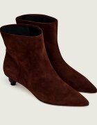 Weekend MaxMara Botine cu toc subțire Wkacapanna | piele întoarsă