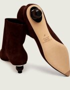 Weekend MaxMara Botine cu toc subțire Wkacapanna | piele întoarsă