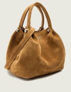 Weekend MaxMara Cufăr + borsetă Wkario | piele întoarsă