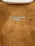 Weekend MaxMara Cufăr + borsetă Wkario | piele întoarsă