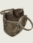 Weekend MaxMara Cufăr + borsetă Wkario | piele întoarsă