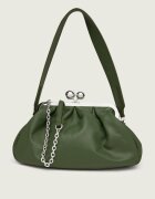 Weekend MaxMara De piele geantă pe umăr Cubico Pasticcino