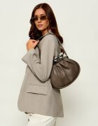 Weekend MaxMara De piele geantă pe umăr Milvanew Pasticcino