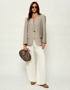 Weekend MaxMara De piele geantă pe umăr Milvanew Pasticcino